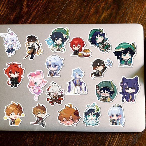 Chibi Genshin Impact Big Size Stickers - Picture 3 of 8